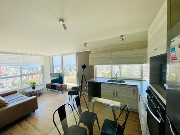 Departamento en arriendo mensual en Quillota 0250, Viña del Mar - 2 baños