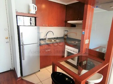 Departamento en arriendo mensual en Acogedor Departamento Mtro Sta Isabel (166640), Santiago - 1 dormitorio, 1 baño