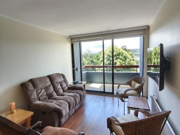 Departamento en arriendo mensual en Condomino colo colo costanera, Villarrica - 3 dormitorios, 2 baños