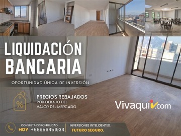 Departamento en venta en Metro Puente Cal y Canto, Santiago - 1 dormitorio, 1 baño