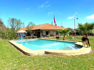 Terreno en arriendo mensual en Pelarco, parcela15.600m2 terreno, casa jardín (157128), Pelarco - 6 dormitorios, 3 baños