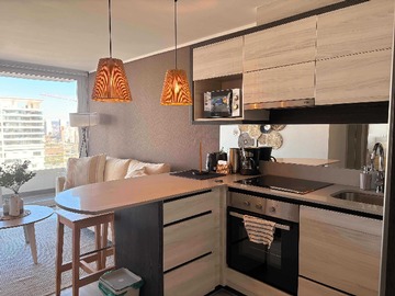 Departamento en arriendo mensual en Arriendo depto amoblado bosques de montemar (160977), Concón - 2 dormitorios, 2 baños
