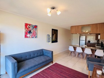 Departamento en venta en Depto amoblado 3d 2b | vista despejada | a 1 km de la playa, El Tabo - 3 dormitorios, 2 baños