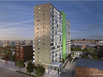 Departamento en venta en Studio, Constantino Metro San Alberto Hurtado (171372), Estación Central - 1 dormitorio, 1 baño