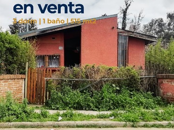 Casa en venta en Casa Un Piso Solida en Villa Alemana. - 3 dormitorios, 1 baño