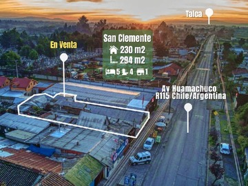 Local Comercial en venta en Avenida Huamachuco 1961, San Clemente, Maule Región 3520000, Chile, San Clemente - 1 dormitorio
