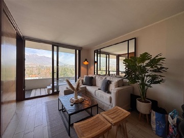 Departamento en arriendo mensual en avenida las condes con puente nuevo, Lo Barnechea - 1 dormitorio, 1 baño