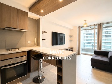 Departamento en arriendo mensual en Rafael Sanzio, Las Condes - 1 dormitorio, 1 baño