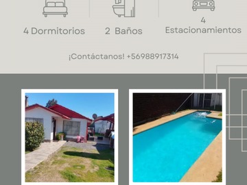 Casa en venta en El quisco, El Quisco - 4 dormitorios, 2 baños