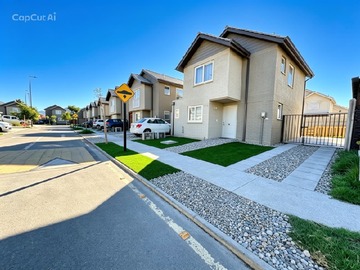 Casa en arriendo mensual en Se arrienda casa en lindo condominio y seguro en lampa., Lampa - 3 dormitorios, 2 baños