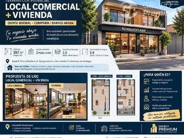 Casa en venta en Casa en Venta en Compañia- Barros Arana - 2 dormitorios, 2 baños