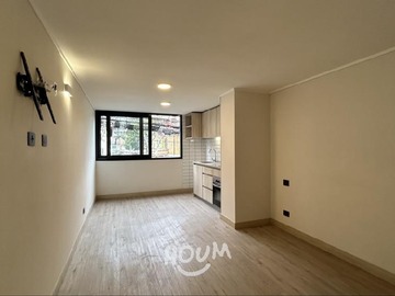 Departamento en arriendo mensual en Domingo Faustino Sarmiento, Ñuñoa - 1 dormitorio, 1 baño
