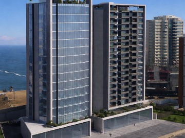 Oficina en arriendo mensual en Edmundo Eluchans 3011 – Edificio Hoy Eluchans – Reñaca, Viña del Mar - 3 dormitorios, 1 baño