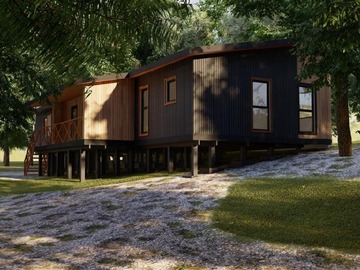 Casa en venta en Segunda faja km 10, Pucón - 3 dormitorios, 2 baños