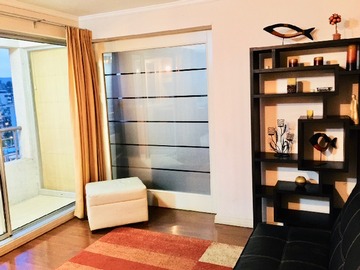 Departamento en arriendo mensual en 5 Poniente, Viña del Mar - 1 dormitorio, 1 baño