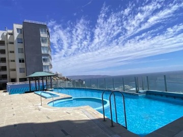Departamento en arriendo mensual en Las perlas, Viña del Mar - 1 dormitorio, 1 baño