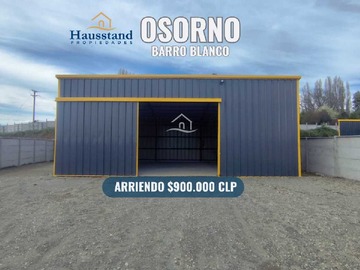 Bodega en arriendo mensual en Bodega en arriendo – Sector Barro Blanco (162870), Osorno