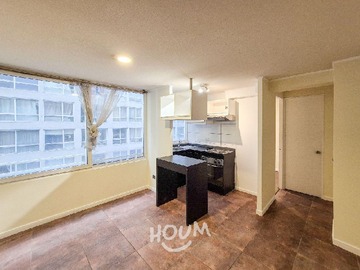 Departamento en arriendo mensual en San Francisco, Santiago - 2 dormitorios, 1 baño