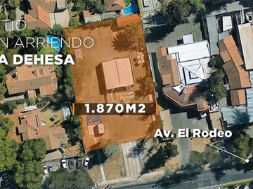 Sitio en arriendo mensual en Corregidor, Lo Barnechea