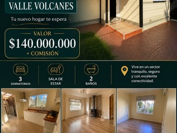 Casa en venta en Puerto Montt, Puerto Montt - 3 dormitorios, 2 baños