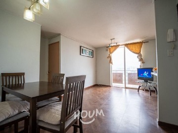 Departamento en arriendo mensual en Rivas Vicuña, Quinta Normal - 3 dormitorios, 1 baño