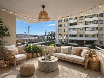 Departamento en venta en Los Carreras, Quilpué - 4 dormitorios, 2 baños