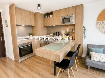 Departamento en arriendo mensual en Ñuñoa, Villa Frei, Ñuñoa - 1 dormitorio, 1 baño