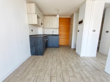 Departamento en arriendo mensual en Departamento en San Miguel, A Pasos del Metro - 1 dormitorio, 1 baño