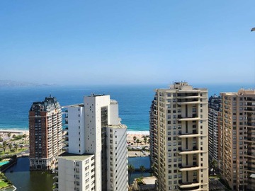 Departamento en arriendo mensual en Depto Coraceros Viña 4d 3b Vista Exclusiva (172823), Viña del Mar - 4 dormitorios, 3 baños