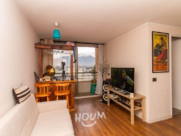 Departamento en arriendo mensual en Avenida Vicuña Mackenna, San Joaquín - 2 dormitorios, 1 baño