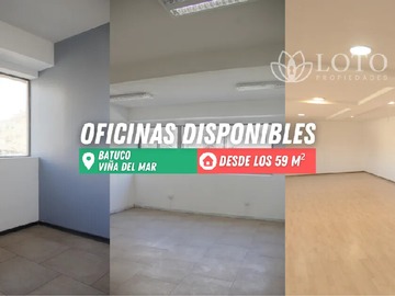 Oficina en arriendo mensual en Avenida Valparaíso & Simón Bolívar, Viña del Mar - 3 dormitorios, 2 baños