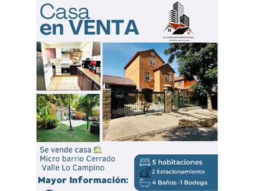 Venta / Casa / Quilicura