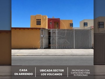 Casa en arriendo mensual en Sector los volcanes, Calama - 10 dormitorios, 7 baños