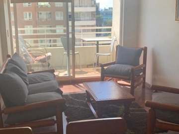 Departamento en arriendo mensual en Las Torpederas, Valparaíso - 2 dormitorios, 2 baños