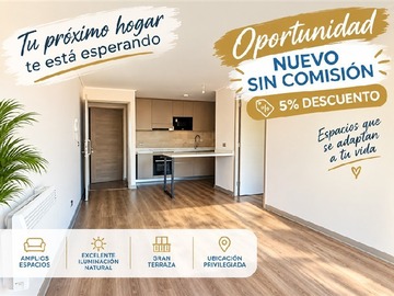 Departamento en venta en Las Dalias, Ñuñoa, Ñuñoa - 2 dormitorios, 2 baños