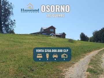 Terreno en venta en Amplia Parcela para Proyecto Familiar (167230), Osorno - 4 baños