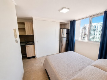 Departamento en arriendo mensual en Departamento Estudio Amoblado a 3 Cuadras de Metro Ecuador - 1 dormitorio, 1 baño
