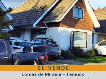 Casa en venta en Lomas de mirasur, Temuco - 3 dormitorios, 3 baños
