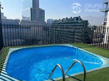 Departamento en arriendo mensual en General holley/ metro los leones, Providencia - 1 dormitorio, 1 baño