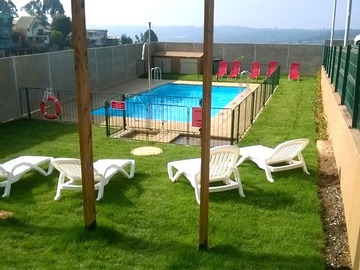 Departamento en arriendo mensual en Avenida Gómez Carreño 3701, Viña del Mar - 1 dormitorio, 1 baño