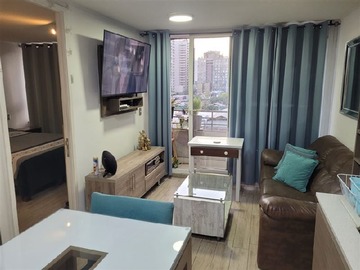 Departamento en arriendo mensual en Metro irarrázaval, Santiago - 1 dormitorio, 1 baño