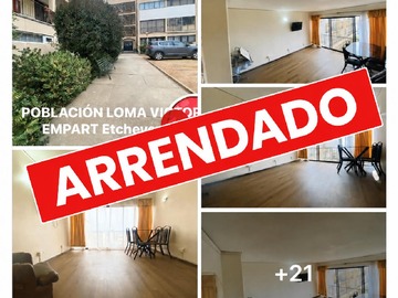 Departamento en arriendo mensual en Etchevers, Viña del Mar - 3 dormitorios, 2 baños