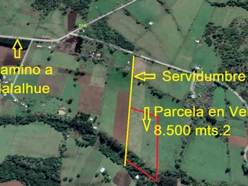 Parcela en venta en Contra Malalhue A-6, Lanco