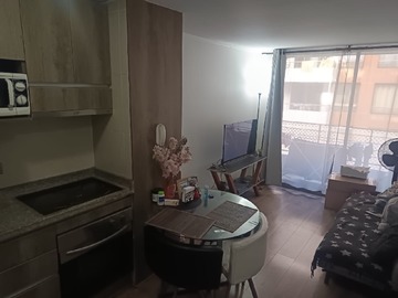 Departamento en arriendo mensual en Avenida España 390, Santiago - 1 dormitorio, 1 baño
