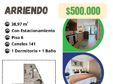 Departamento en arriendo mensual en Departamento arriendo, san pedro de la paz, 1 d + 1b, San Pedro de la Paz - 1 dormitorio, 1 baño