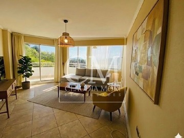 Departamento en arriendo mensual en Concón, Concón - 1 dormitorio, 1 baño