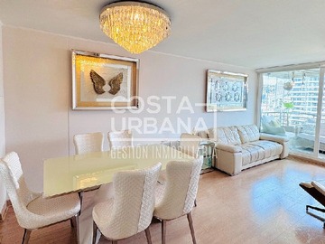 Departamento en venta en 1 oriente, Viña del Mar - 3 dormitorios, 2 baños