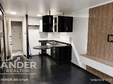 Departamento en arriendo mensual en Compañía de Jesus, Santiago - 1 dormitorio, 1 baño