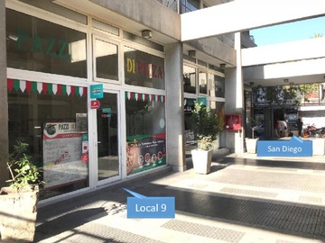Local Comercial en arriendo mensual en Edificio panorama, Santiago - 1 dormitorio, 2 baños