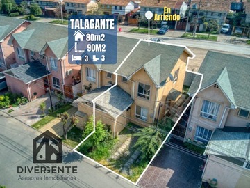 Casa en arriendo mensual en Condominio San Luis, Talagante, Santiago Metropolitan Region 9670000, Chile, Talagante - 3 dormitorios, 3 baños